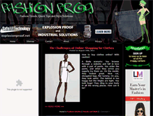 Tablet Screenshot of fashionfrog.com